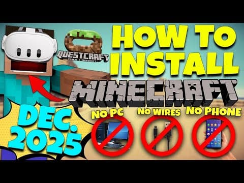 This Is The Easiest Way To Play Minecraft In Vr On Quest - No Pc Required!