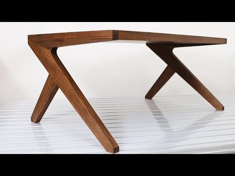 Build A Mid Century Modern Table | Woodworking Projects