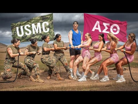 Sorority Chicks Destroyed By Us Marines In Fitness Competition