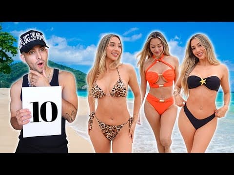 Rating Ana's Hottest Bikinis At The Beach!