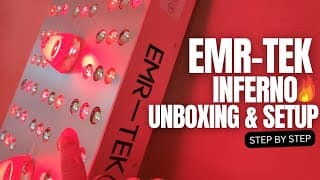 🔥emr-tek Inferno Red Light Panel **unboxing And Setup**