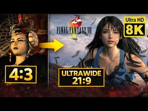 I Turned The Final  Fantasy 8  Intro Into 21:9 Using Ai (8k)