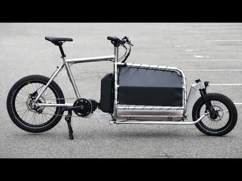 Building An Electric Cargo Bike That's No Bigger Than A Normal Bike