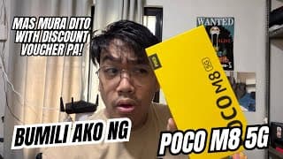 Bumili Ako Ng Poco M8 5g Dahil Malaki Discount At May Pa Voucher Pa Dito! With Unboxing