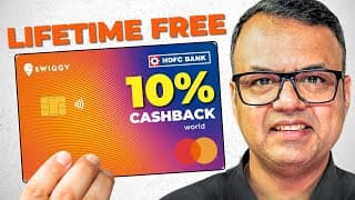 Hdfc Swiggy Credit Card Lifetime Free Offer || 10% Cashback || Limited Time Offer