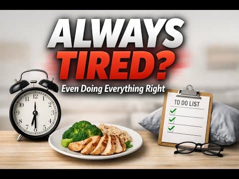 Why You're Always Tired (even When You Sleep And Eat Right)