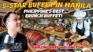 Amazing 5-start Buffet!  Manila's #1 Brunch Buffet W/ Trollies Of Beef Wellington, Lechon, Seafood!