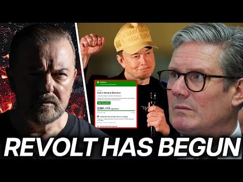 Something Big Is Happening And This Is Just The Tip Of The Iceberg Angry Ricky Gervais At Corruption