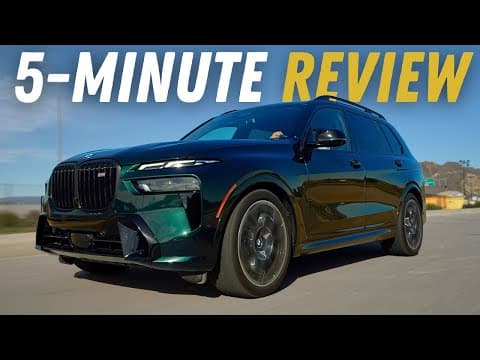 2025 Bmw X7 M60i Review In 5 Minutes