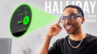 Halliday's Ai Glasses Look Just Like Real Ones! [invisible Display!]