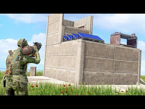 Raiding A Base And Stealing Their Airdrop Loot - Rust Gameplay