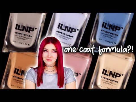 Ilnp Snow Day Nail Polish Collection Swatch And Review - One Coat Cremes! || Kelli Marissa