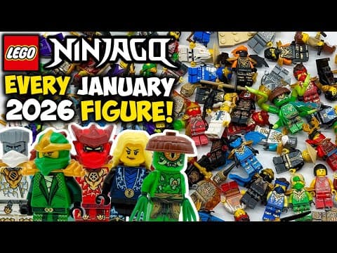Every January 2026 Ninjago Dragons Rising Minifigure Reviewed!