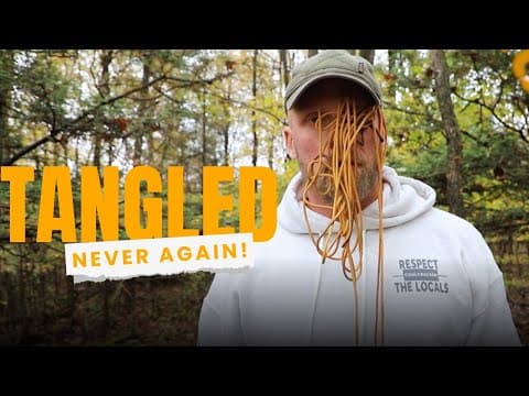 Never Ever Have Tangled Rope Again!!! How To Tie Up Rope That Doesn't Tangle!