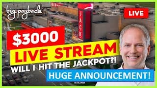 🔴 Huge Channel Announcement! Live Jackpots At Jack Thistledown! Big Payback Live!