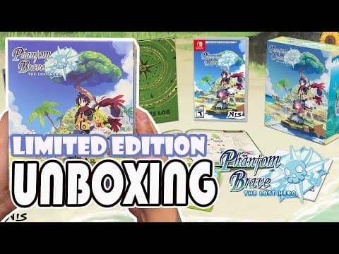 - Limited Edition - Phantom Brave: The Lost Hero  (nintendo Switch) Unboxing