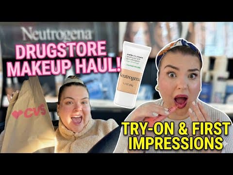 Drugstore Makeup Shop With Me Vlog + First Impressions!