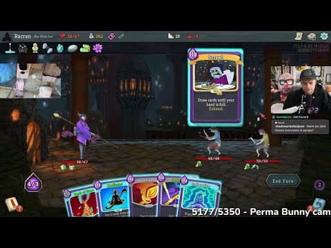 🃏 Teaching A Bozo (  @rarran  ) How To Play The Watcher 🃏