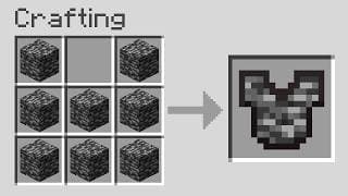 I Crafted Bedrock Items in Minecraft...