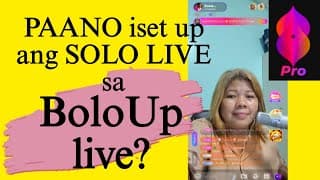 Paano Iset Up Ang Solo Live Sa Boloup Live? / So Easy To Set Up/ Legit Earning Apps/ #jocelynstv