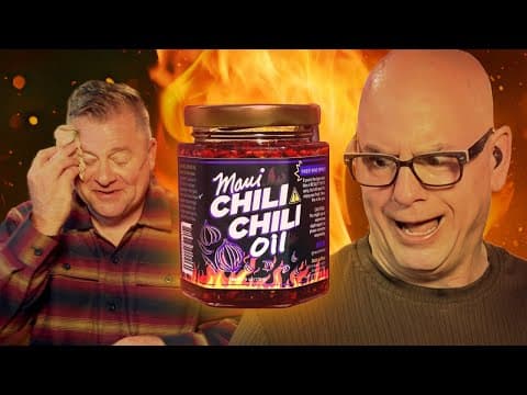 We Tried The Spiciest Chili Oil From Hawaii!