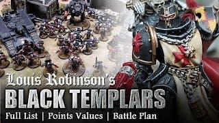 Crusader Black Templars Space Marines Warhammer 40k 10th Edition 2000pts Complete Army Tier List