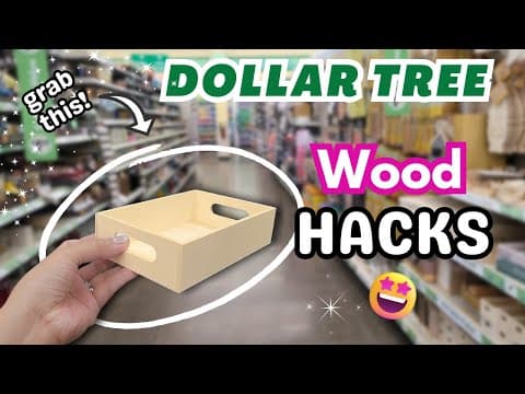 Brilliant Ways To Turn Dollar Tree Wood Into High-end Decor