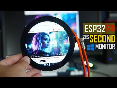 Esp32-p4 Second Monitor Hack (with Touchscreen!)