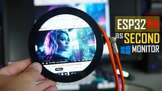Esp32-p4 Second Monitor Hack (with Touchscreen!)