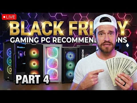 (part 4) Don't Buy The Wrong One! 🔴 Live 🔴 Black Friday 🔥prebuilt Gaming Pc Recommendations! - 2025