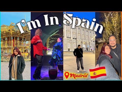 I'm In Spain 🇪🇸✈️ First Time In Madrid Vlog | Thatquirkymiss