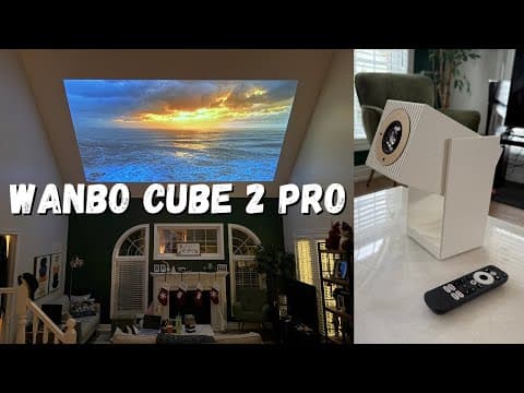 This Budget Projector Blew Me Away!!! - Wanbo Cube 2 Pro Review