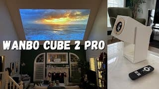 This Budget Projector Blew Me Away!!! - Wanbo Cube 2 Pro Review