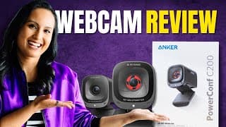 Anker powerconf c200 2k webcam review & Quality Demo (good Enough For Zoom Calls & Youtube Videos?)
