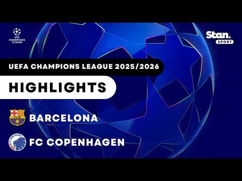 Barcelona V Fc Copenhagen | Highlights | Uefa Champions League 2025/26