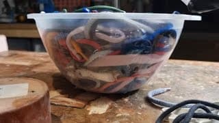 Shoelaces In Resin Makes Mesmerizing Art!