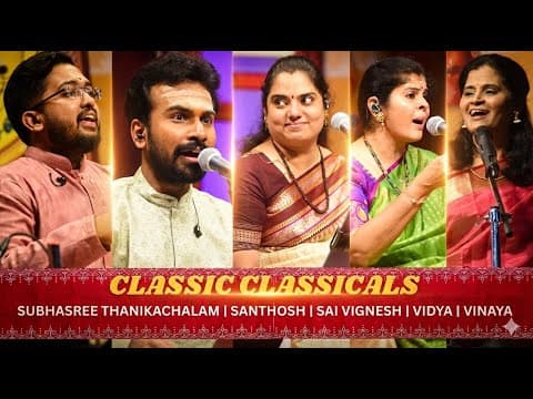 Classic Classicals | Blending Film Classics With Classical | Subhasree Thanikachalam | Mmu25