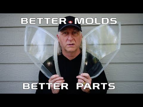 Clear Resin Cadillac Xlr Lenses, The Right Way To Make A Two Part Mold!