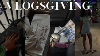 Vlogsgiving Day 1 🎀| Posting Everyday In November, Moving Out , Lunch Date , Being A Student + More