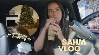 Sahm Vlog W/ 2 Toddlers: Christmas Decor Haul (hobby Lobby, Homegoods, World Market & More!)
