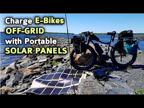 Off-grid E-bike Charging With The Sun | Powerfilm Solar