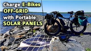Off-grid E-bike Charging With The Sun | Powerfilm Solar