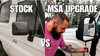 Huge Troopy Upgrade! Installing Msa Towing Mirrors (step-by-step)