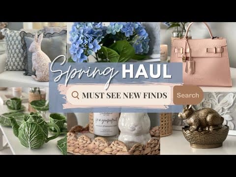 New 🐰easter + Spring Decor Haul 2025 | Must See Spring And Easter Finds | Spring Refresh | Fashion