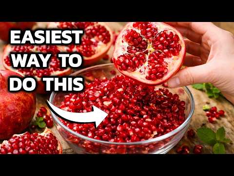 How To Peel A Pomegranate In 1 Minute - Fully Explained