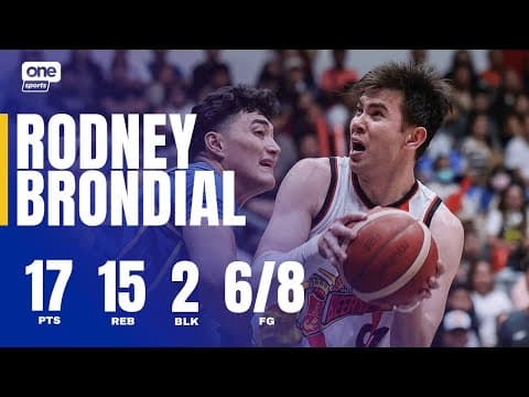 Rodney Brondial Scores Double-double For Smb | Pba Season 50 Philippine Cup | Highlights