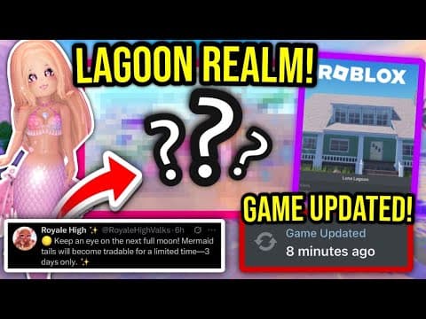 New Secret Mermaid Lagoon Realm Coming!?, Full Moon Trading, & More Updates/tea | Royale High