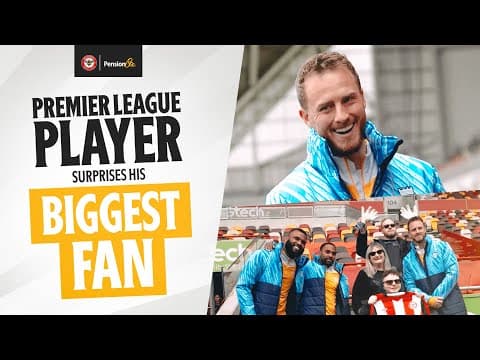 Premier League Player Surprises His Biggest Fan! 🤩