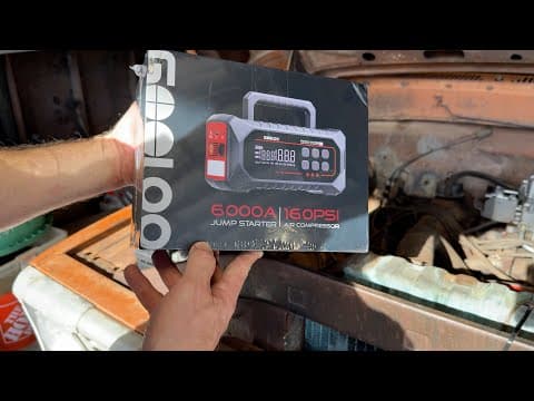Gooloo A7 Jump Starter & Air Compressor | Ct Reveiws Tech & Automotive  Tools