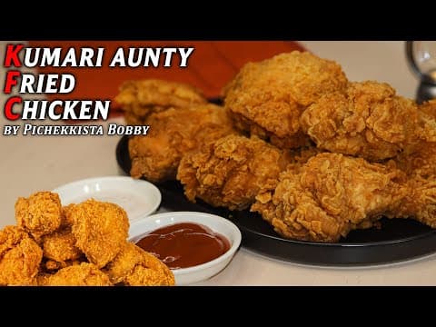 Kfc Style Fried Chicken Recipe By Pichekkista Bobby | Kumari Aunty Fried Chicken Crispy Chicken Fry